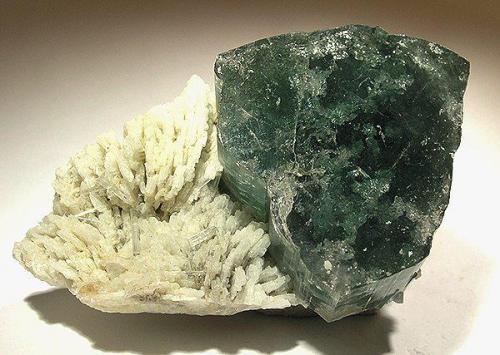 Elbaite ( var. Indicolite ) on Albite

Cryo-Genie Mine
Warner Springs
San Diego County, California
United States of America

9.2 x 5.3 x 3.5 cm overall
5.0 x 4.0 x 3.5 cm crystal (Author: GneissWare)