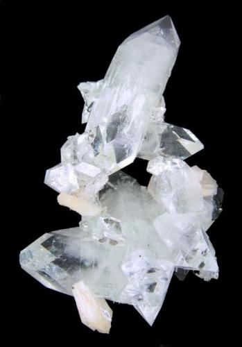 Apophyllite, stilbite
Jalgaon, Maharashtra, India
100 mm x 70 mm x 40 mm (Author: Carles Millan)