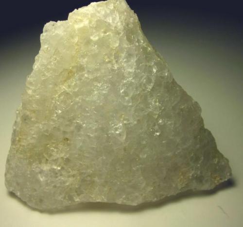 clear quartz, 8 cm, Woodlawn quarry, Wilmington, DE (Author: Turbo)