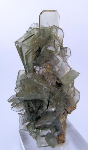 Baryte
Cerro Huarihuyn, Miraflores, Huamalíes Province, Huánuco Department, Peru
102 mm x 56 mm. Main crystal: 30 mm x 23 mm (Author: Carles Millan)