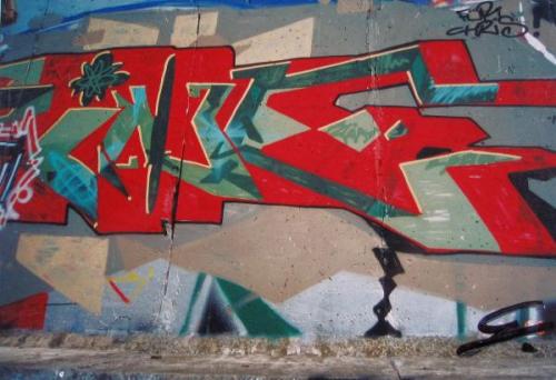 _The Berlin Wall. As a proof of authenticity this is a photo of the part of the former wall where such specimen was separated from. Figuring out the exact point where it was originally placed is anyone’s guess. (Author: Carles Millan)