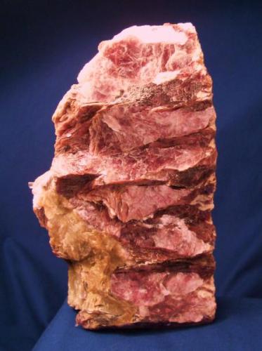 Trilithionite/Lepidolite; your choice, I prefer Lepidolite but the "times they are a chanin’ ", and so are the mineral names.This piece is rather large at over 9" x 4 1/2 " x 2 3/4" (23cm x 11.4cm x 6.9cm). It is, as expected, from Minas Gerais, Brazil. (Author: Jim Prentiss)
