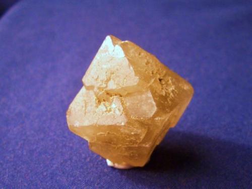 As a type locality mineral, this Sulphohalite crystal is rather nice looking. This, too, is a new mineral to my collection and it is from Searles Lake, San Bernardino County, California. The crystal is 3/4" (1.9cm). (Author: Jim Prentiss)