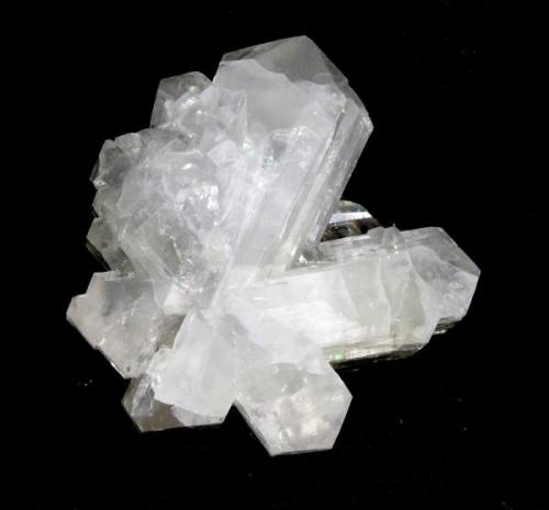 Sixling twin of cerussite from Tsumeb, Namibia. 4x4x3 cm. (Author: Jessica Simonoff)