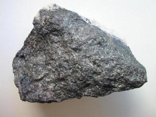 Massive bluish grey berthierite - a very rich oldtimer from Kuhschacht, Bräunsdorf (near the famous Neue Hoffnung Gottes mine), Freiberg district, Erzgebirge, Saxony. Sample 7 cm in width. (Author: Andreas Gerstenberg)