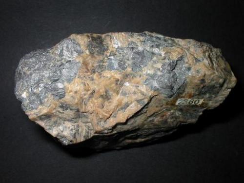 Massive ullmannite ore from Baudenberg, Neunkirchen, Siegerland, Westphalia. Sample 10 cm. (Author: Andreas Gerstenberg)