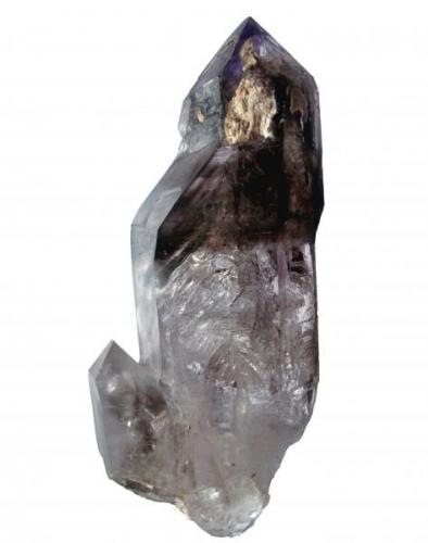 Smoky and Amethyst Quartz. 13,5x6x3,5 cm. (Author: José Miguel)