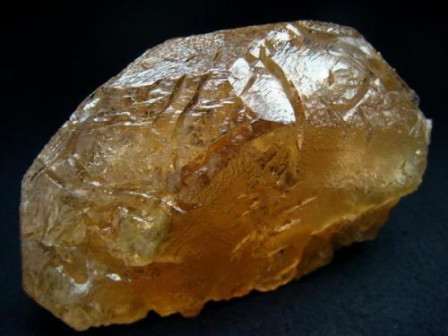 Large , naturally etched beryl  (var. morganite) crystal , from Vodorazdelnaya, Menza District, Chitinskaya Oblast, Zabaykalye, Eastern-Siberian Region, Russia

Size 99 х 63 х 28 mm (Author: olelukoe)