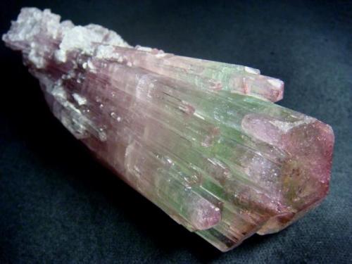 Tourmaline crystal from Afghanistan, Paprok locality

Size 140 x 50 x 45 mm (Author: olelukoe)