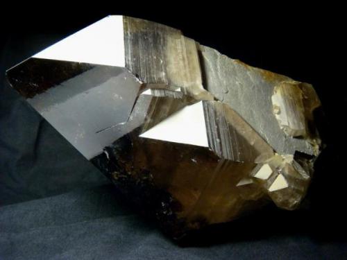 XL smoky quartz crystals cluster, from Zhelannoe quartz deposit, Polar Ural, Komi Republic, Russia

Size 370 x 170  x 175 mm (Author: olelukoe)
