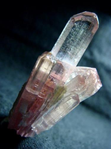 Elbaite cluster from Afghanistan, Paprok locality

Size 60 x 35 x 20 mm (Author: olelukoe)