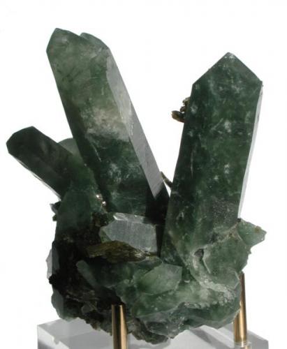 Quartz, Epidote. 9x8x6 cm. (Author: José Miguel)