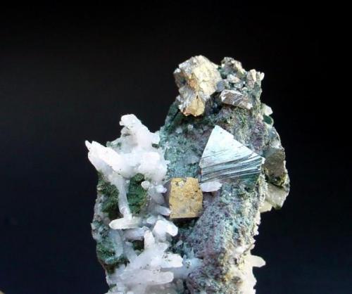 ARSENOPIRITA con cuarzo (Cala-Huelva).5x2,7cm Cristal individual de 1x1,2cm.jpg (Autor: DAni)