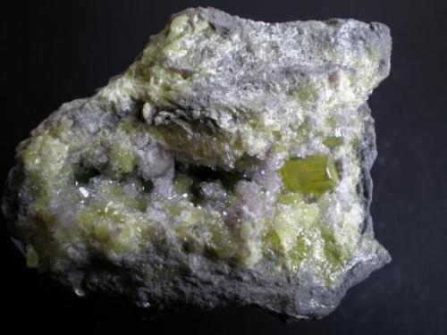 Azufre Laredo Cantabria cristal 1cm (Autor: PabloR)
