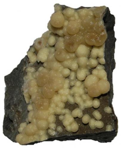 Calcita globular, Cantera Campomorto, Pietra Massa, Montalto di Castro, Viterbo, Italia.
Tamaño: 3x3,4x2,8. (Autor: Andrés López)