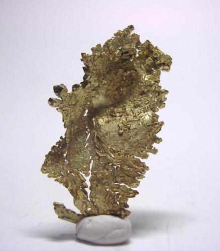 Oro, mina Round Mountain, Nye Co., Nevada, USA, 3,9x1,9x0,7 cm. (Autor: Edelmin)