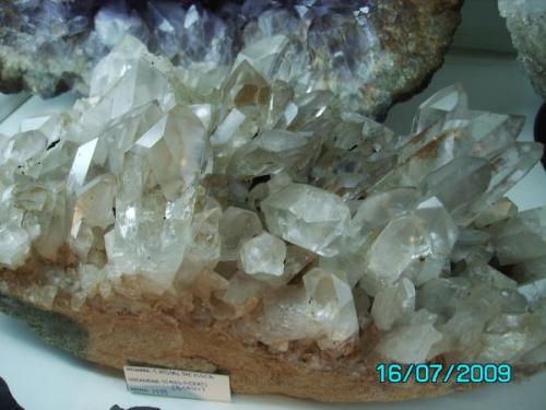 Drusa de Cuarzo
Minas Gerais  Brasil
año 2000
cristal más grande 7cms. (Autor: Gelo)