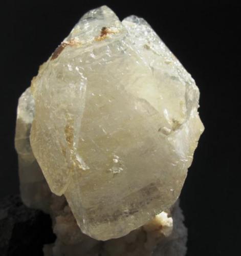 Calcita. Minas de La Florida. Valdaliga. Cantabria.
Tamaño del cristal 9x5.5 cm. (Autor: Jose Luis Otero)