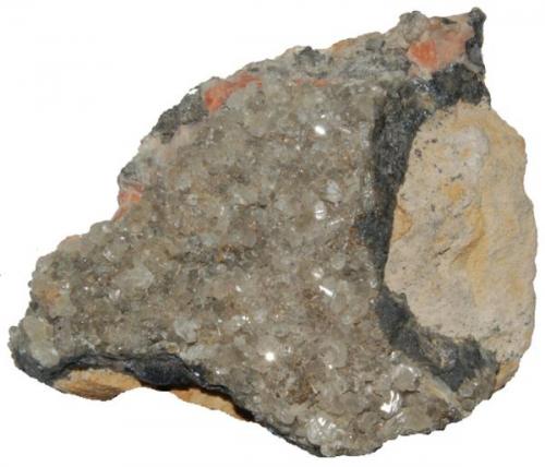 Cerusita, Mibladen (Marruecos).
Tamaño: 8x5,8x3,4. (Autor: Andrés López)