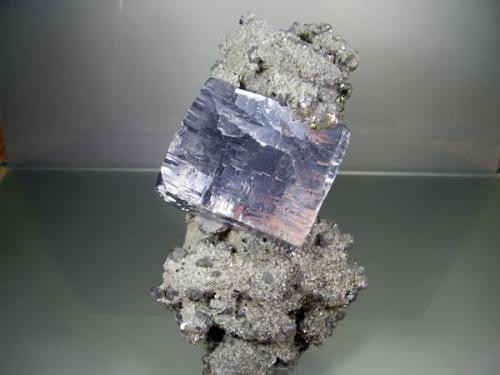 Galena. Sweetwater Mine, Usa. 20x12 cm. Cubo de 7 cm (Autor: geoalfon)