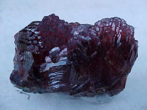 Rhodochrosite xls.
Hotazel mine
Republic of South Africa

The appx. size is 6cm. x 4 cm x 4 cm. Nice translucent specimen and deep red.
Rhodochrosite xls.
Hotazel mine
Republic of South Africa

The appx. size is 6cm. x 4 cm x 4 cm. Nice translucent specimen and deep red. (Author: Val)