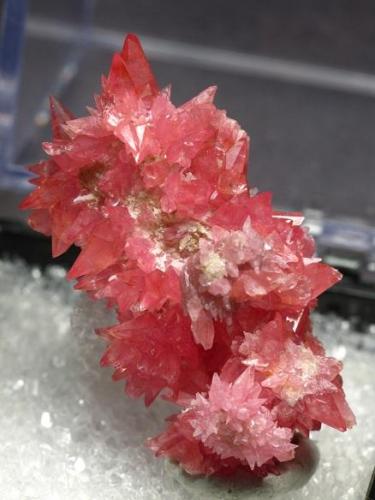 Rhodochrosite
from Peru
size about 3.3x1.8x1.7 cubic cm
the dealer only said it is from Peru.but such form is rare for me, so I wondered the loaction is worng or not.coz it looks like the Germany ones. (Author: pro_duo)