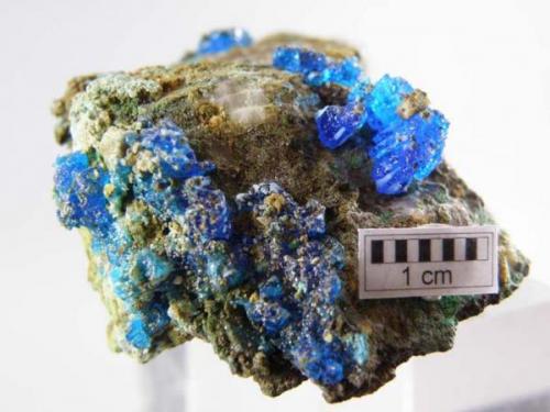 Calcantita<br />Pilar Mine, Colmenarejo, Comarca Cuenca del Guadarrama, Community of Madrid, Spain<br /><br /> (Autor: Ramón Jiménez)