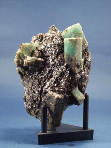 Berilo (variedad esmeralda)<br />Emerald Deposit, A Franqueira, A Cañiza, Comarca Paradanta, Pontevedra, Galicia / Galiza, Spain<br />12 cm x 8 cm<br /> (Autor: Echevarria)