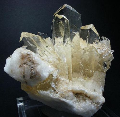 Yeso<br />Alabaster quarries, Patillas Hill, Fuentes de Ebro, Delimitación Comarcal de Zaragoza, Zaragoza, Aragon, Spain<br />Pieza: 7 x 7 cm. Cristal mayor: 5 cm.<br /> (Autor: Juan Cabezas)