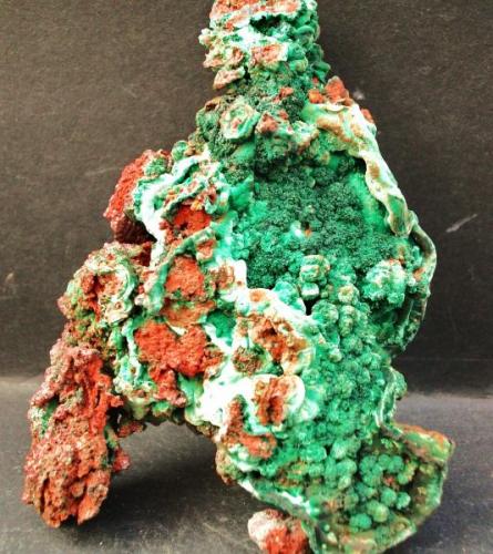 Malaquita<br />Cuesta Alta Mine, Cerro Minado, Huércal-Overa, Comarca Levante Almeriense, Almería, Andalusia, Spain<br />Pieza 8x8 cm.<br /> (Autor: Nieves)