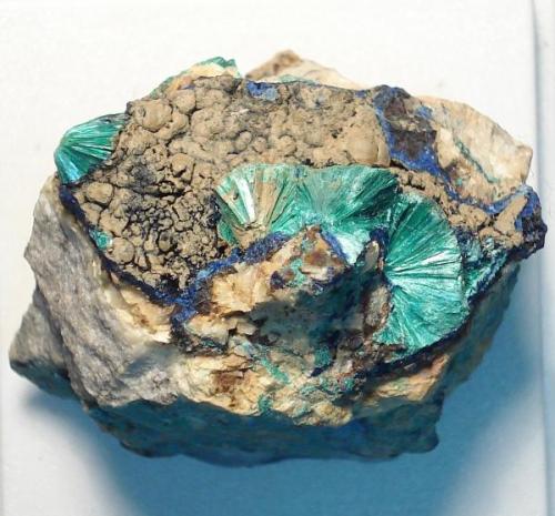 Tirolita<br />La Profunda Mine, Collada de Cármenes, Cármenes, Comarca Los Argüellos, León, Castile and León, Spain<br />4 x 3 cm.<br /> (Autor: Echevarria)