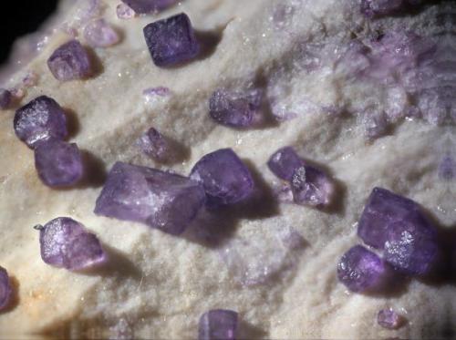 Fluorita<br />Ferrol, Comarca Ferrol, La Coruña / A Coruña, Galicia / Galiza, España<br />Encuadre 1 cm.<br /> (Autor: usoz)