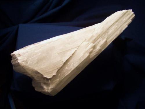 This Kernite is from the US Borax Mine, Kramer Borate Deposit Boron, Kramer District, Kern County, California and is 11.25" x 4.50" x 3.00" (28.58 x 11.43 x 7.62 cm) (Author: Jim Prentiss)