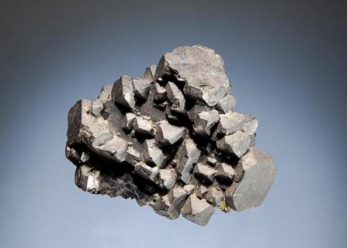 Galena
Van Pool Mine, Picher, Ottawa County, Oklahoma, USA
4.5 x 6 cm.
Modified cube with octahedral overgrowths. (Author: crosstimber)