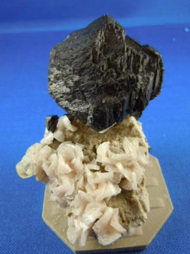 Sphalerite on dolomite
Picher, Ottawa County, Oklahoma, USA
8.0 x 5.2 cm (Author: rweaver)