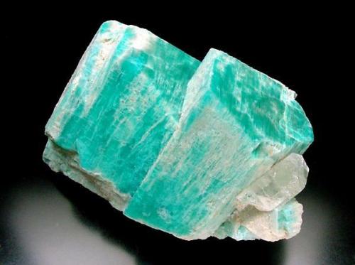 Microcline var. Amazonite with Topaz, Zapot Mine, near Hawthorne, Mineral County, Nevada. 11x7x5 cm overall size. (Author: Jesse Fisher)