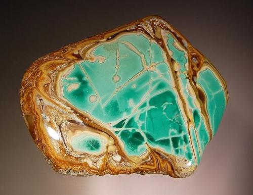 Variscite
Little Green Monster Mine, Fairfield, Utah, USA 
8.3 cm (Author: crosstimber)