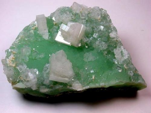 fluorapophyllite with prehnite 20-8-3.JPG (Author: John S. White)