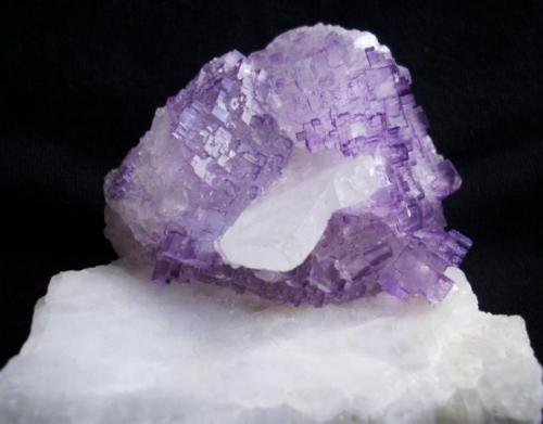 Fluorite/ celestite. Locality: Melchor Muzquiz, Coahuila de Zaragoza, México size: 6.6cm x 7cm x 5.2cm (Author: Luis Domínguez)