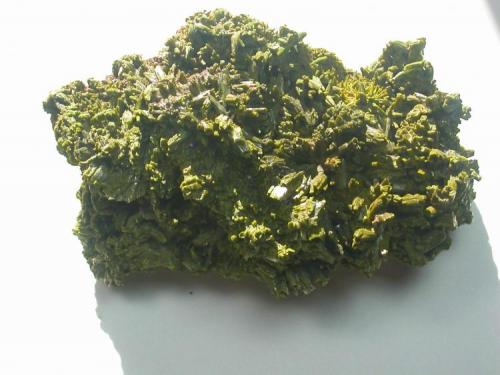 Pyromorphite, Wheatley mine, Phoenixville, 9 cm across. (Author: John S. White)