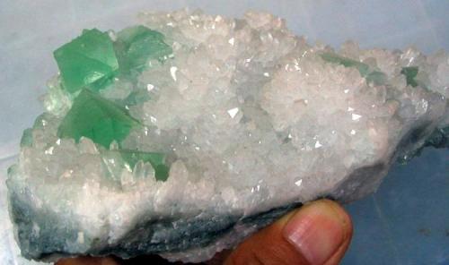Green Octahedral Fluorite (Author: Samuel)
