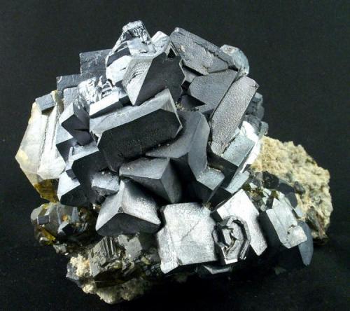 Galena, Krushev Dol Mine, late Gary Grenier specimen, now part of my Bulgarian suite. 12 cm X 9 cm X 9 cm. (Author: Samuel)