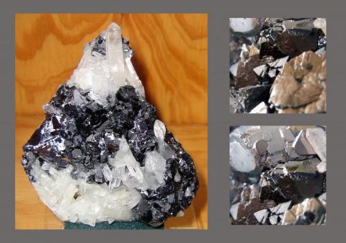 Galena, Sphalerite and Quartz, Stari Trg Mine, Trepca Complex, Trepca Valley, Kosovska Mitrovica, Kosovo. 12 x 9 x 4 cm. (Author: Samuel)