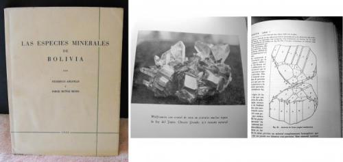 BOOK ON BOLIVIAN MINERALS ca. 1955 (Author: Samuel)