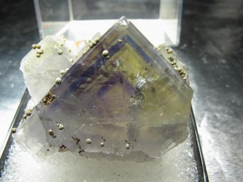 Fluorite with Pyrite
from El Hammam, Meknes Prefecture,Morocco
size:2.8cm X4.4cm X 3.3cm (Author: pro_duo)