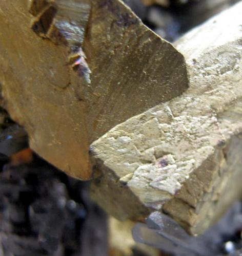 More Penetrating Chalcopyrite Crystals (Author: Samuel)