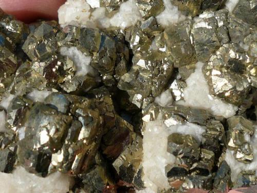 Marcasita sobre Dolomita<br />Reocín Mine, Reocín, Comarca Saja-Nansa, Cantabria, Spain<br />10 x 4 cm.<br /> (Autor: nerofis2)