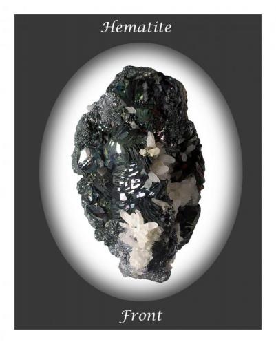 Hematite with Quartz. Terranera Mine, Port Azzurro, Isola d’ Elba, Livorno Province, Tuscany, Italy. 12 x 9 x 9 cm. (Author: Lumaes)