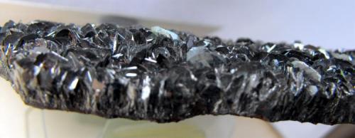 Hematite, Florence Mine, Egremont, West Cumberland Iron Field, North Western Region (Cumberland), Cumbria, England, United Kingdom. 14 x 10 x 1.5 cm. (Author: Lumaes)