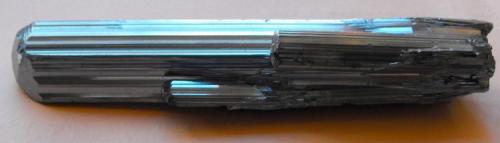 Stibnite. Wuning mine, near Qingjian village, Mt. Tuobei,  Wuning County, Jiangxi, China.  14.5 X 3.5 X 3.0 (Author: Lumaes)